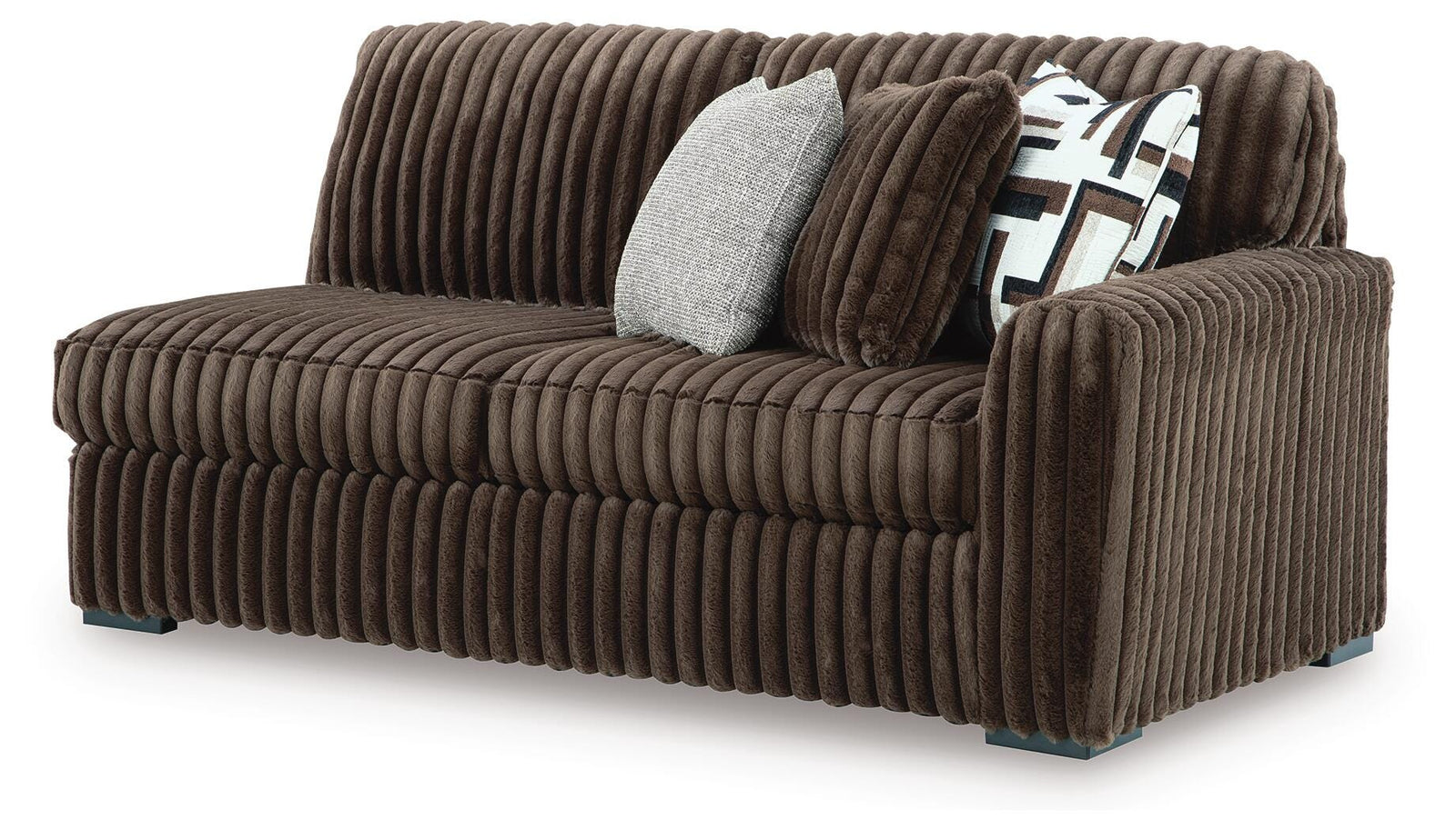 Midnight-Madness 3-Piece Sectional, Oversized Chair and Ottoman (98104-SI) - Image 14