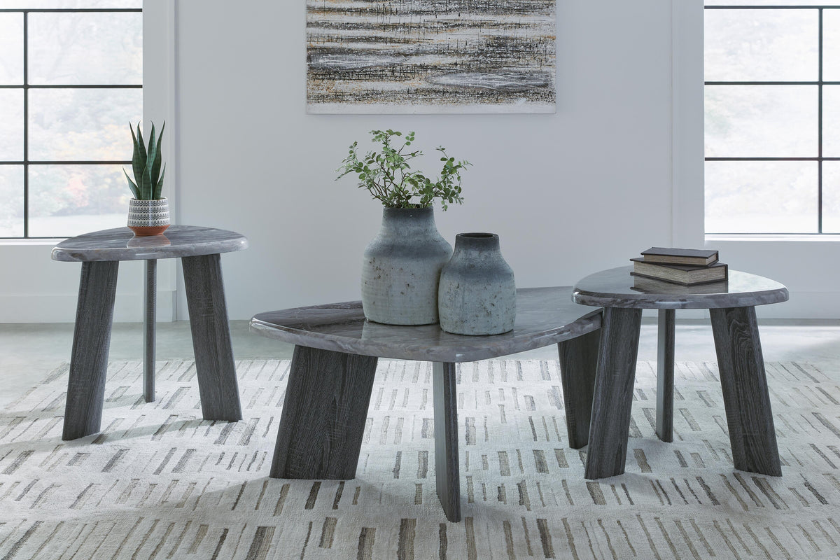 Bluebond Table (Set of 3) - Gray  (T390-SI) - Image 4