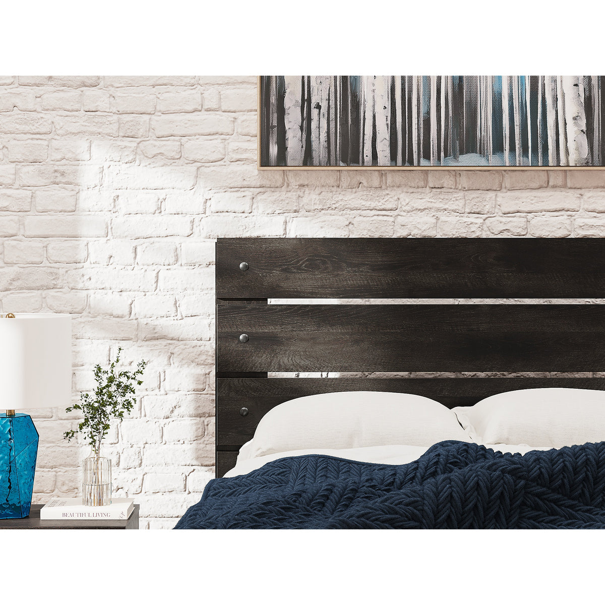 Hollivern Twin Panel Bed, Dresser and Mirror (PCB2108-SI) - Image 16