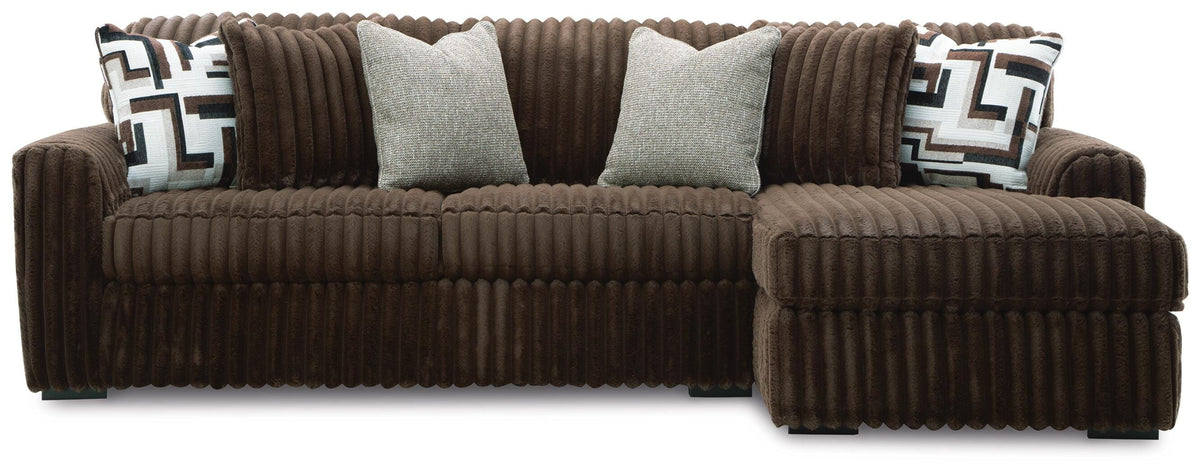 Midnight-Madness 2-Piece Sectional Sofa with Chaise (98104-SI)