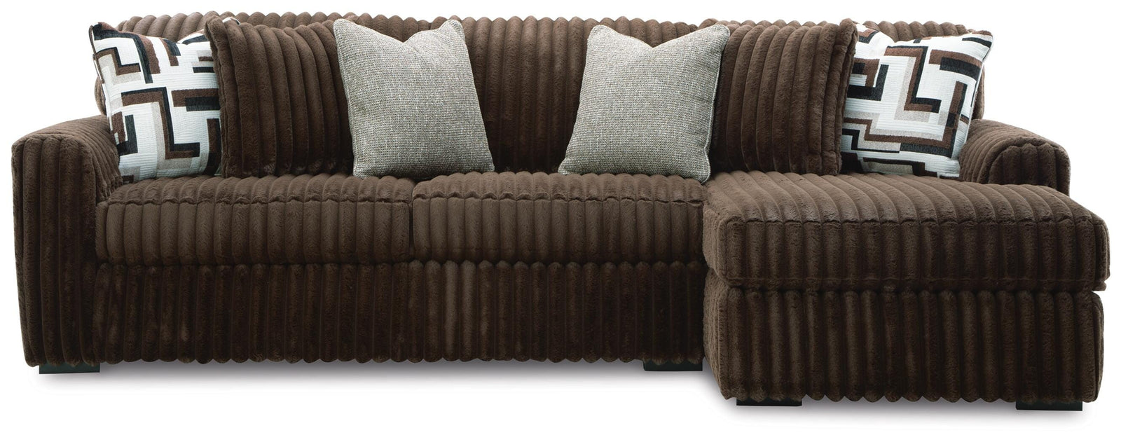 Midnight-Madness 2-Piece Sectional Sofa with Chaise (98104-SI)