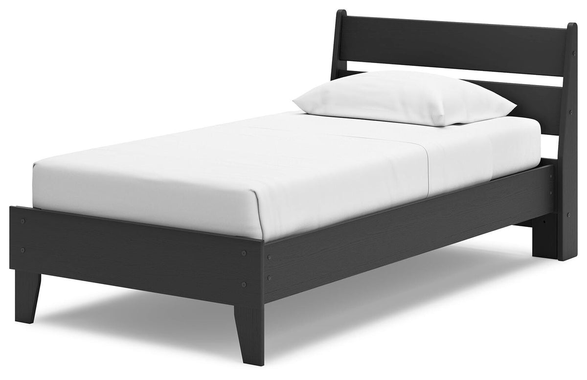 Socalle Panel Platform Bed and Dresser (EB1865-SI) - Image 7