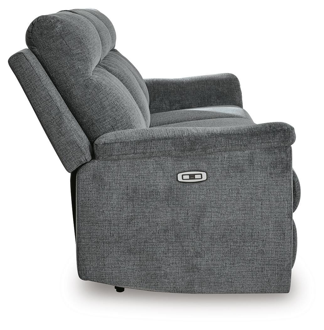 Barnsana Power Reclining Sofa, Loveseat and Recliner (33202-SI) - Image 5