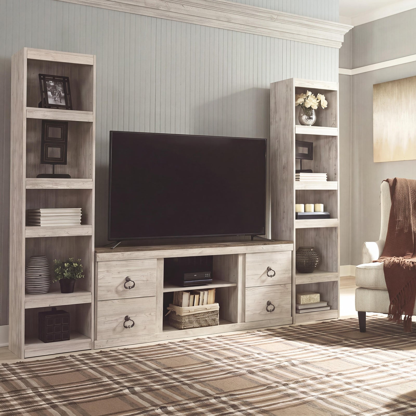 Willowton 3-Piece Entertainment Center (EW0267-SI) - Image 2