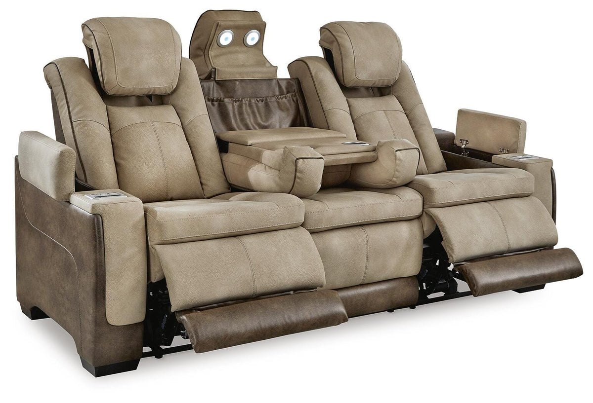 Next-Gen Durapella Power Reclining Loveseat with Console (22003-SI) - Image 10