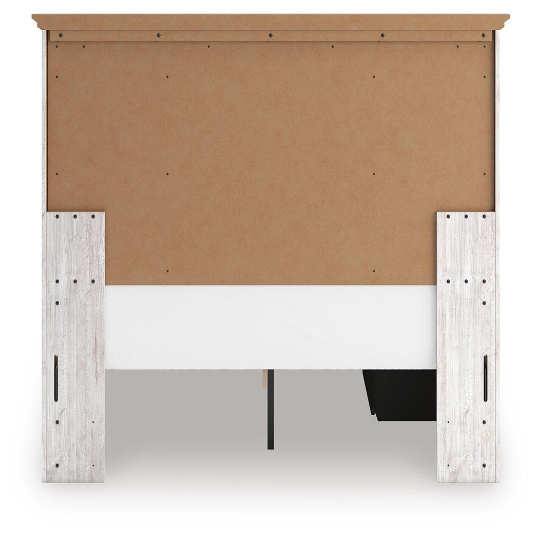 Makidern Queen Panel Bed with Storage, Dresser and Mirror (PCB1171-SI) - Image 13