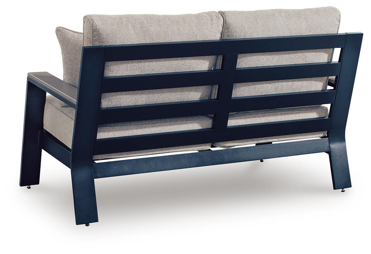 East Beach Outdoor Bar Table with Fire Pit (PCP587-SI) - Image 4