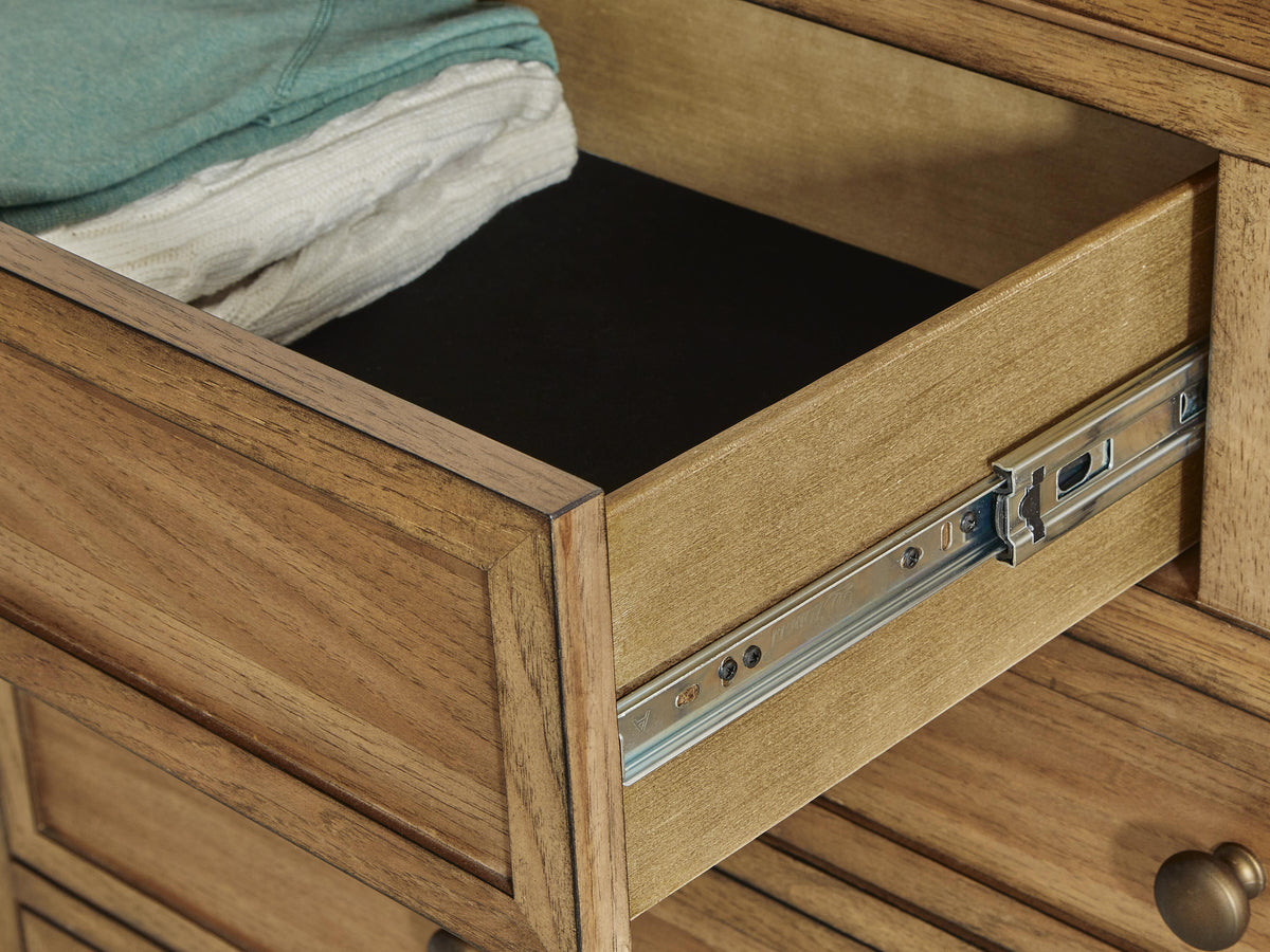 Sharlance Dresser and Mirror - Brown  (B895-SI) - Image 4