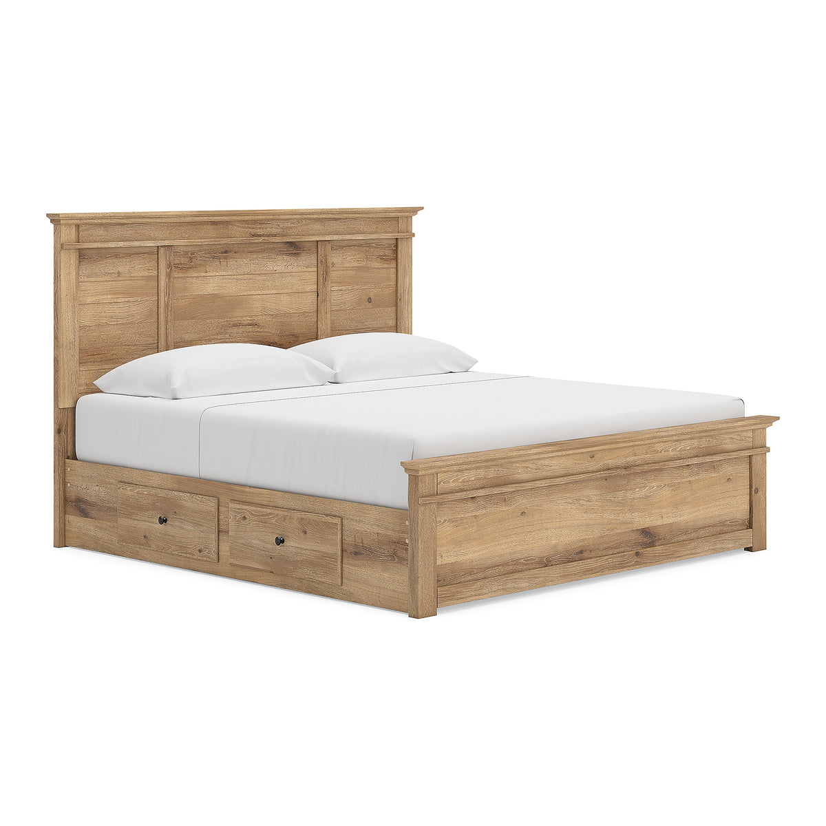 Makidern King Panel Storage Bed (PCB1170-SI)
