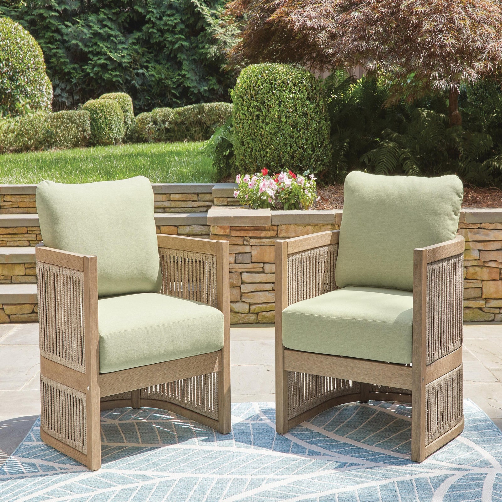 Serena Shores Outdoor Sofa with Cushion (PCP604-SI) - Image 6