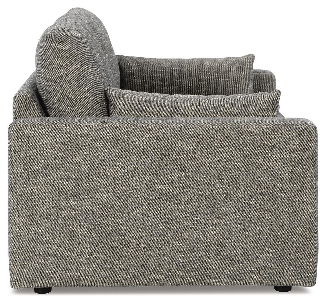 Dramatic Sofa, Loveseat, Oversized Chair and Ottoman (11702-SI) - Image 8