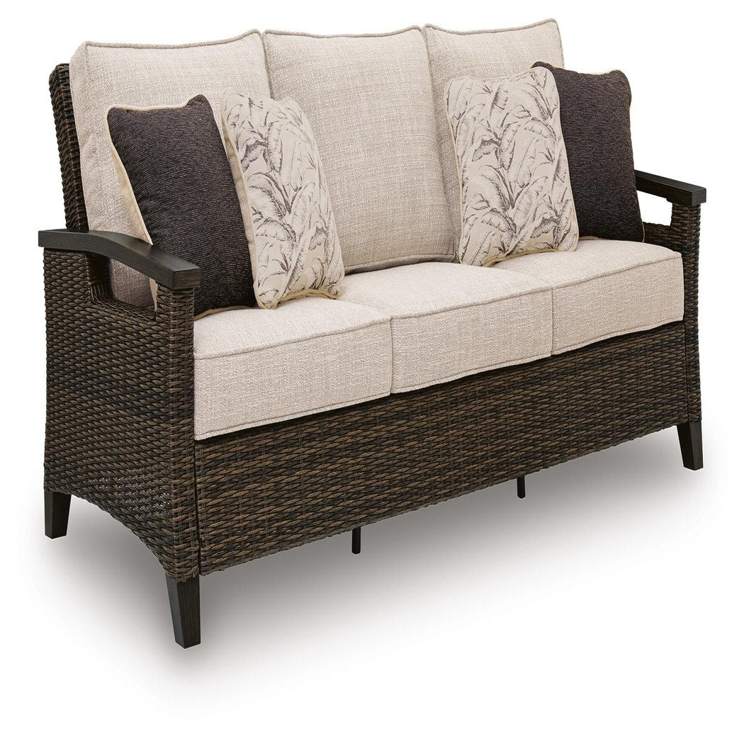 Monterey Point Outdoor Sofa with Cushion (PCP760-SI) - Image 15