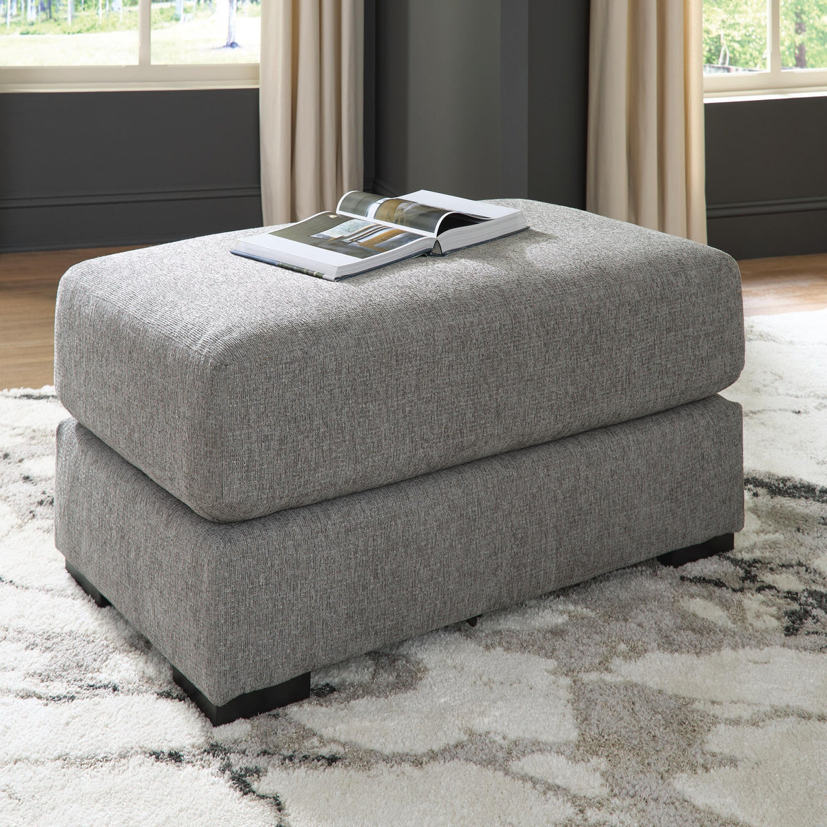 Creston Heights Oversized Accent Ottoman (PC64106-SI) - Image 2