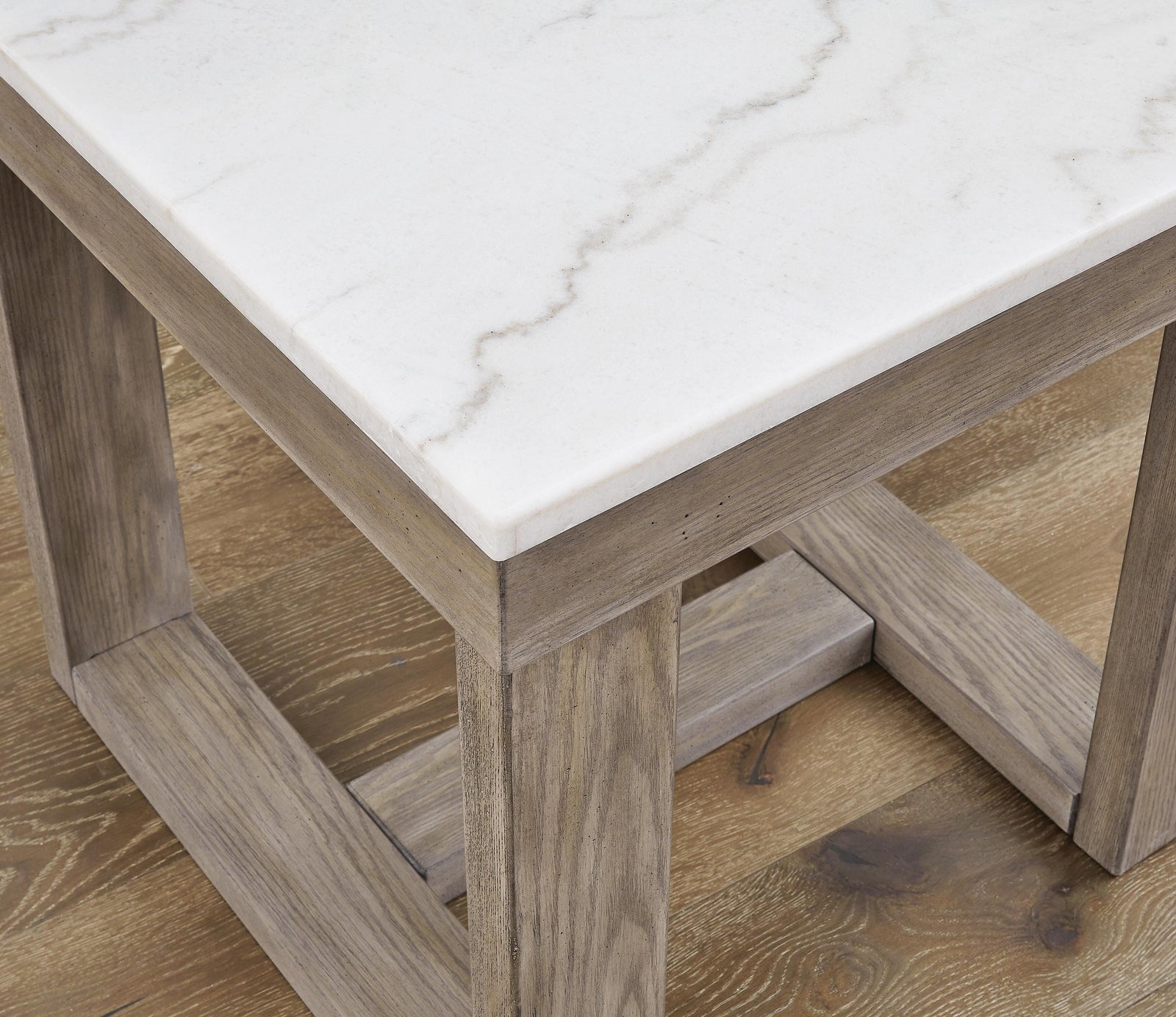 Loyaska Coffee Table, End and Sofa Table - Brown/Ivory  (T789-SI) - Image 17