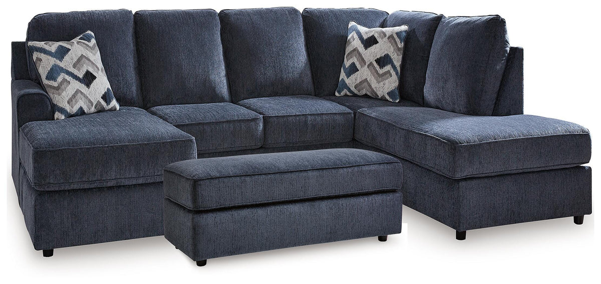 Albar Place 2-Piece Sectional and Ottoman (95302-SI)
