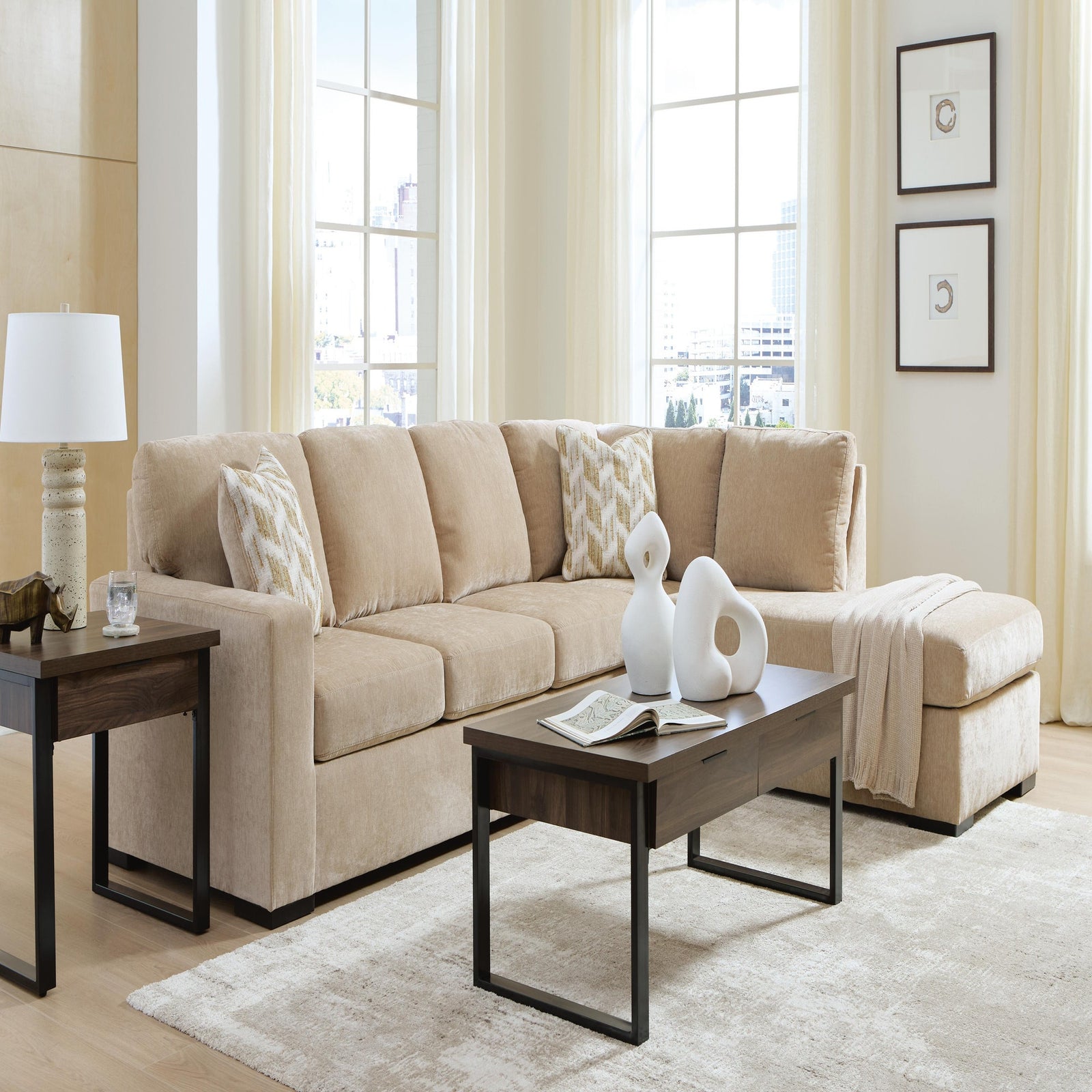 Bridgepoint 2-Piece Sectional with Chaise (PC69507-SI) - Image 3