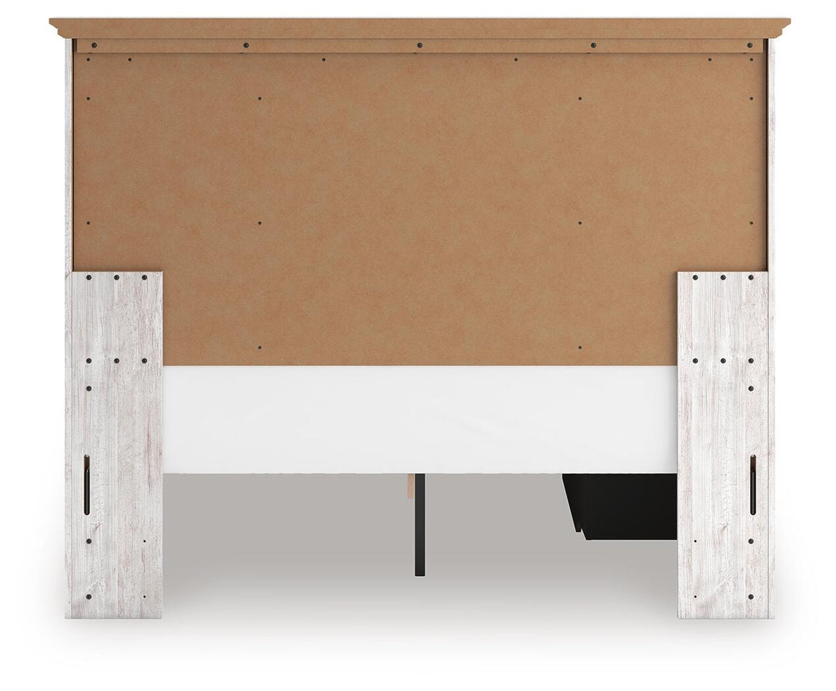 Makidern Queen Panel Bed with Storage, Dresser and Mirror (PCB1171-SI) - Image 13