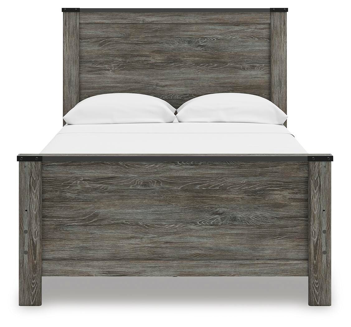 Frandern Panel Bed, Dresser and Mirror (B4480-SI) - Image 9
