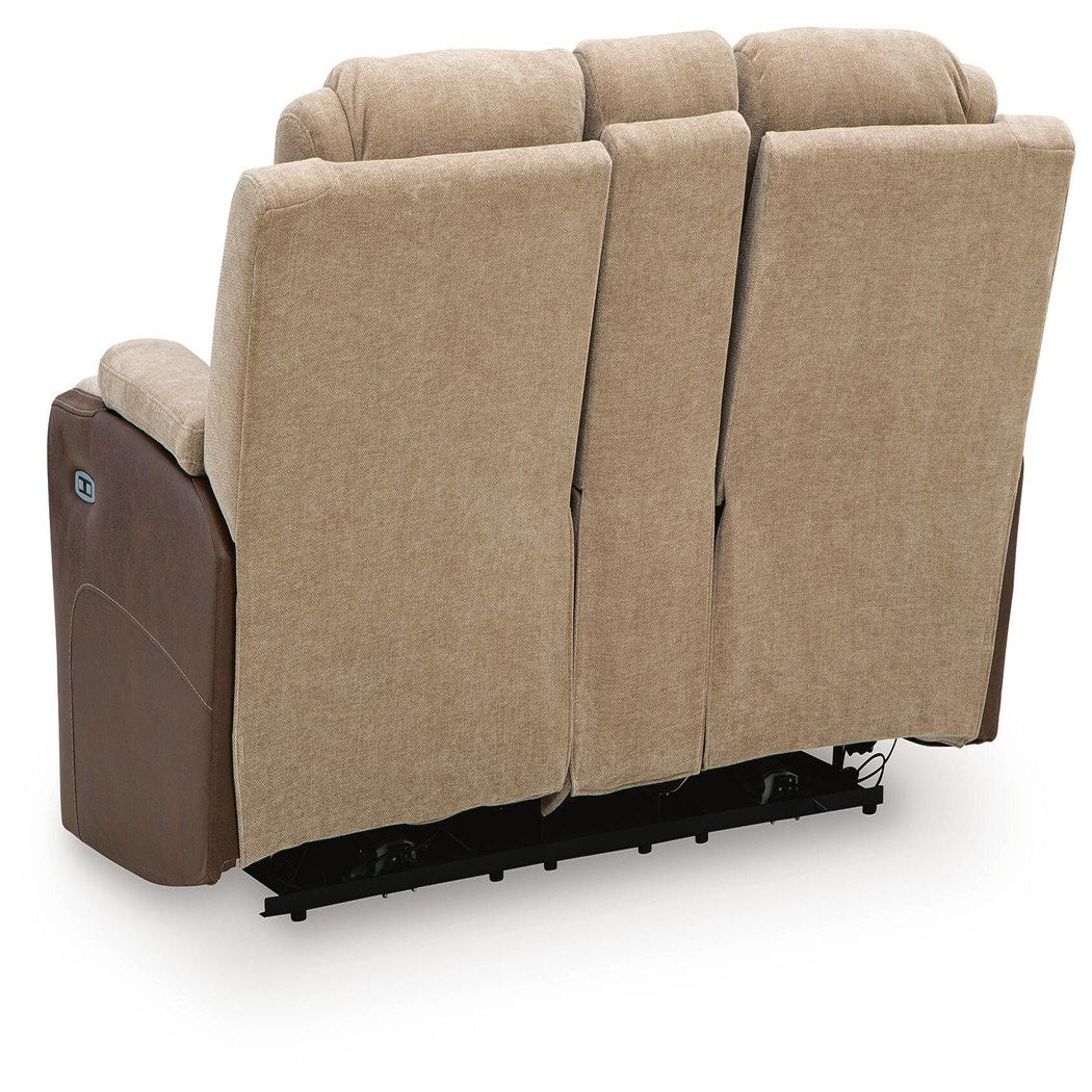 Mixed Motion Power Reclining Loveseat with Console (PC83504-SI) - Image 11