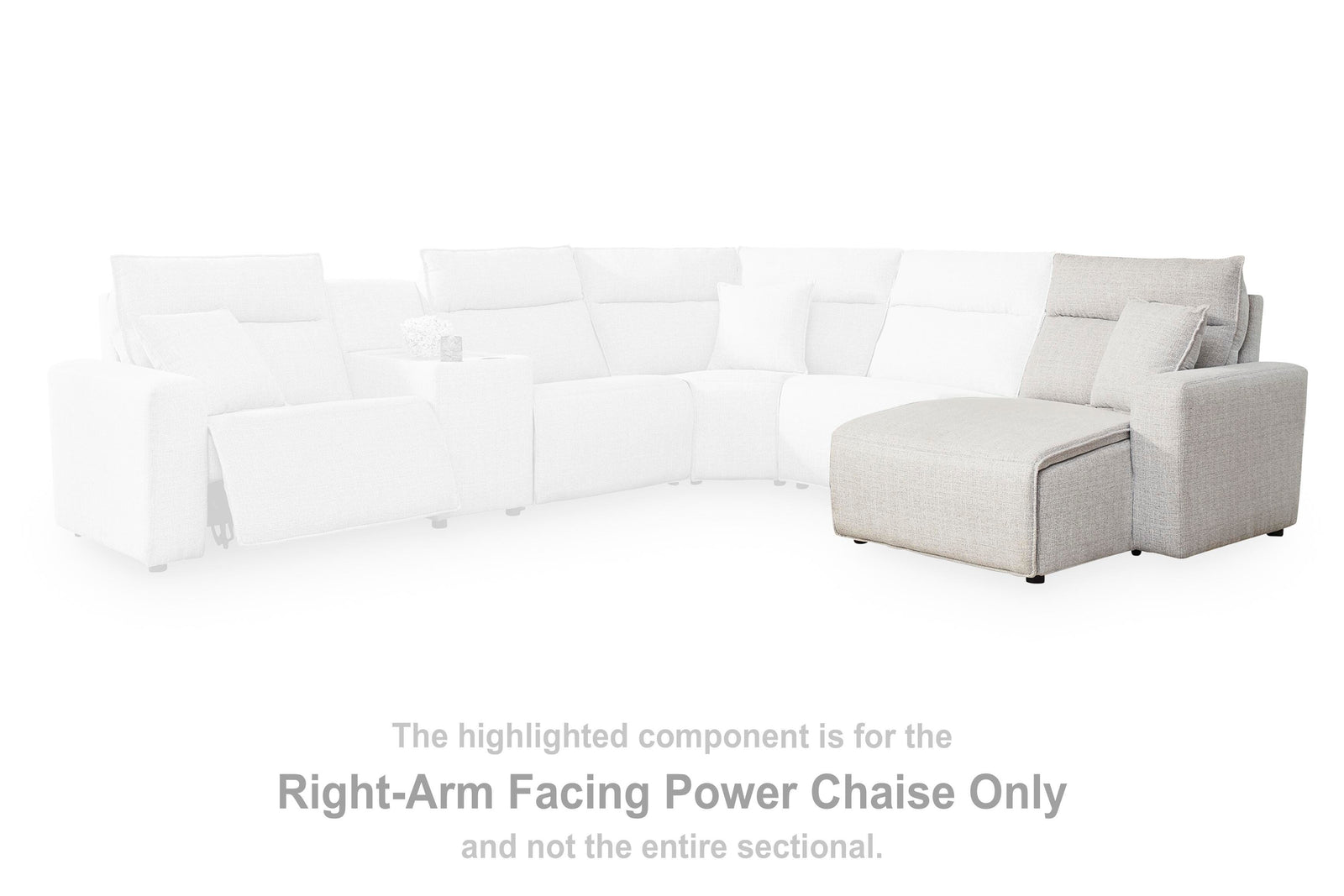 Modmax II Left-Arm Facing Power Chaise (65907-SI) - Image 21