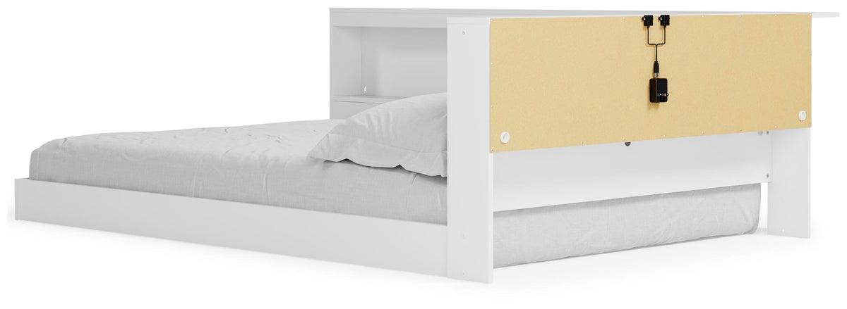 Piperton Bookcase Storage Bed (Youth) - White  (EB1221-SI) - Image 5