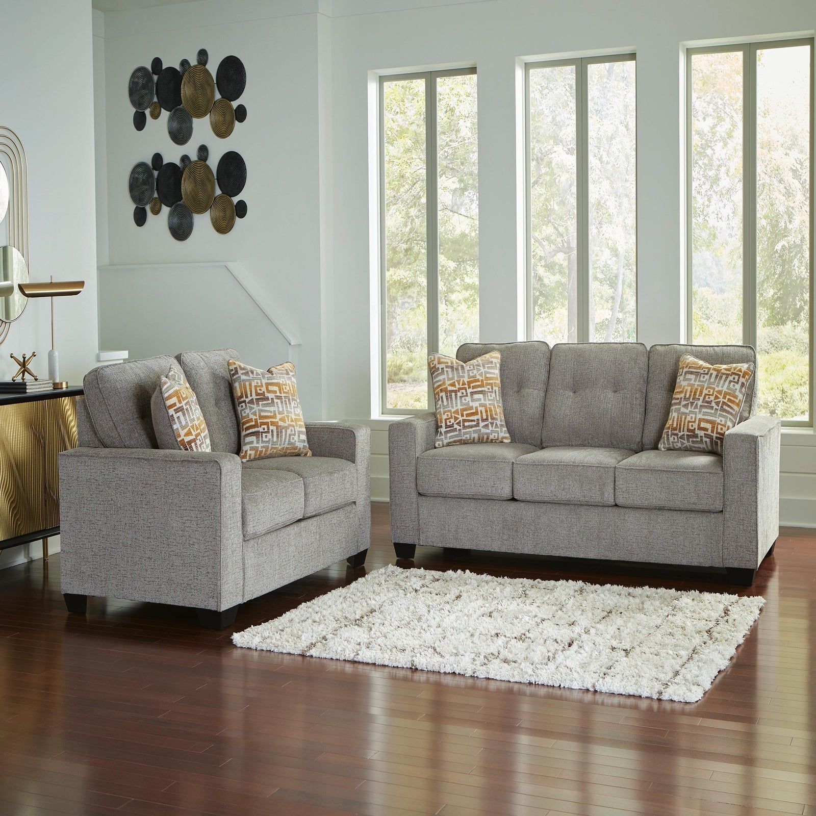 Larimer Sofa and Loveseat (PC29204-SI) - Image 2