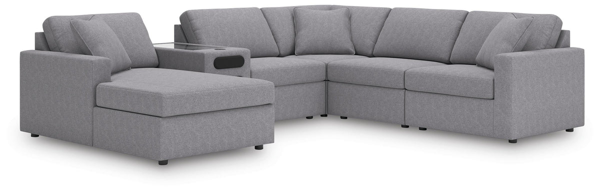 Modmax 6-Piece Sectional with Audio System and Chaise (92104-SI)