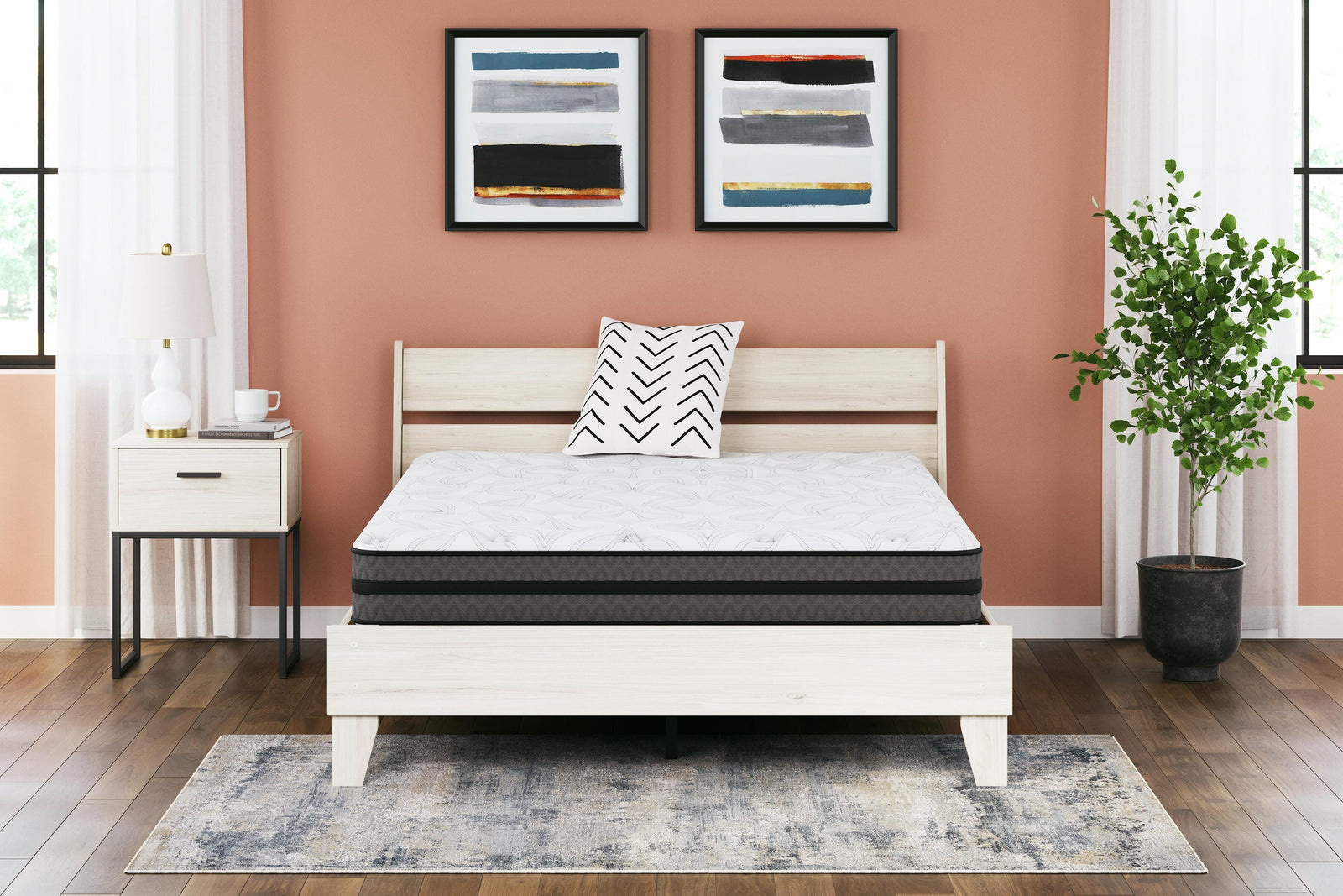 10 Inch Pocketed Hybrid Full Mattress (M589-SI) - Image 2