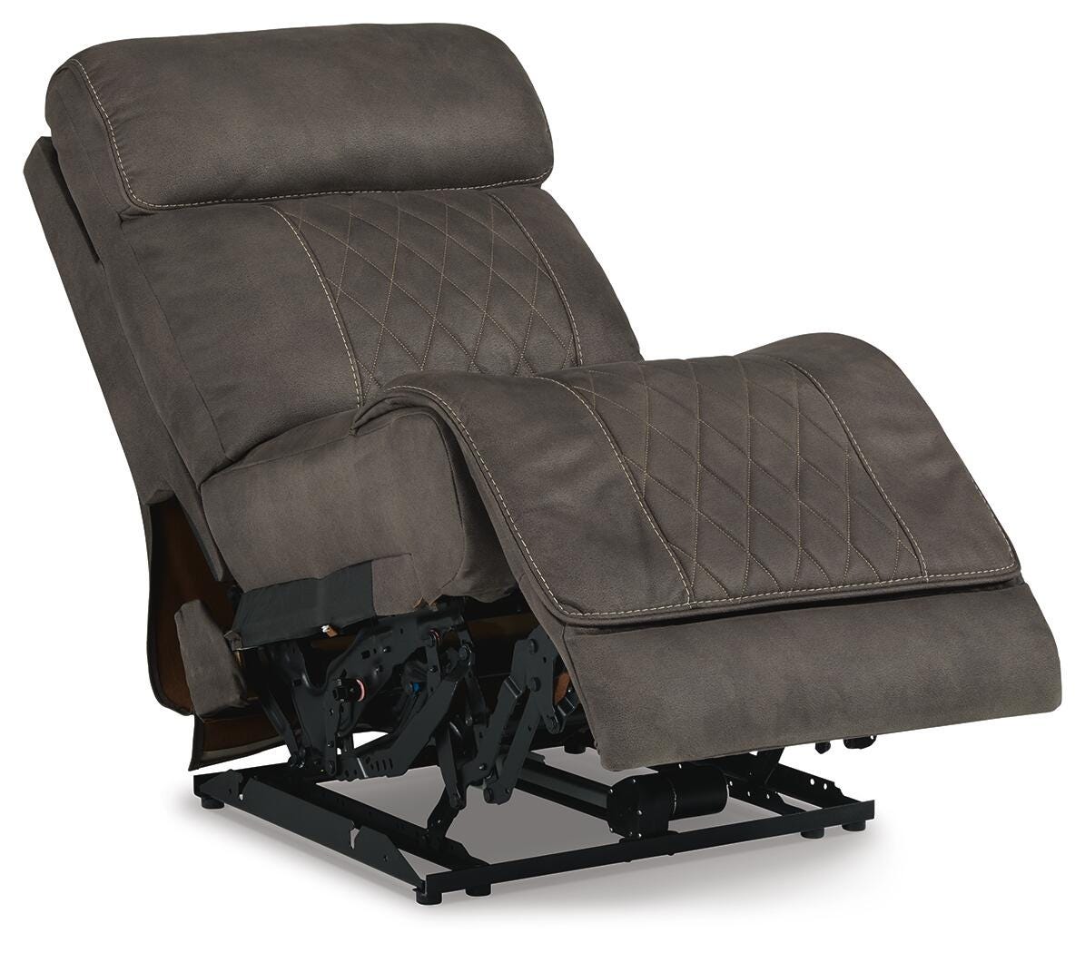 Hoopster Power Armless Recliner (23703-SI) - Image 3