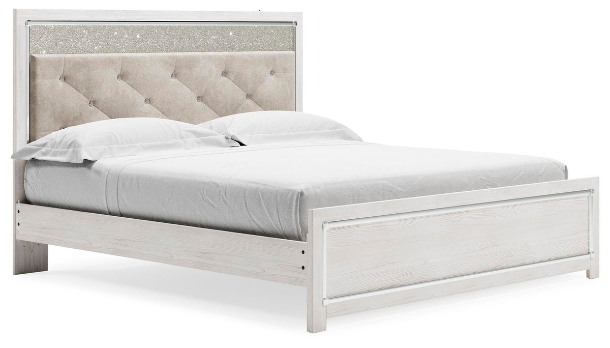 Altyra Panel Bed - White  (B2640-SI)