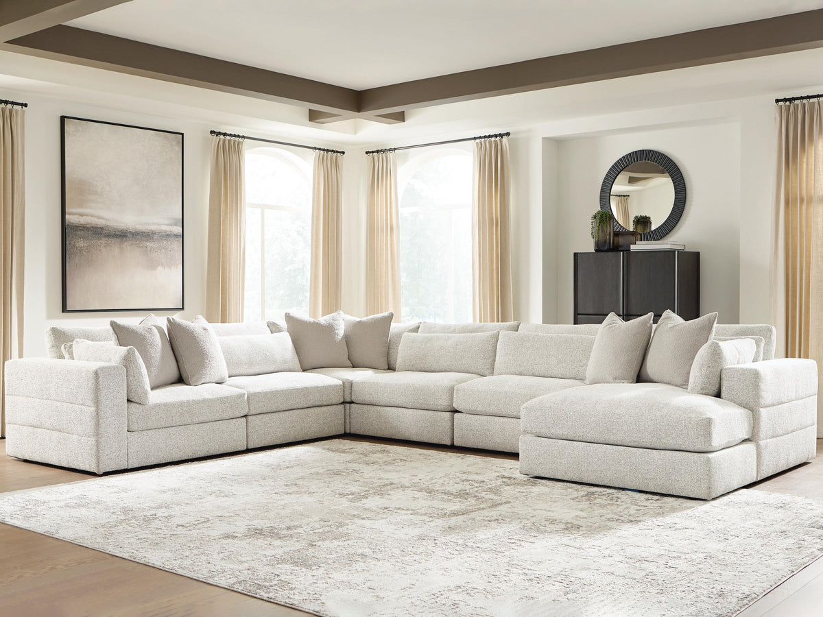 Ashbourne Estate 6-Piece Sectional with Chaise (PC66004-SI) - Image 2