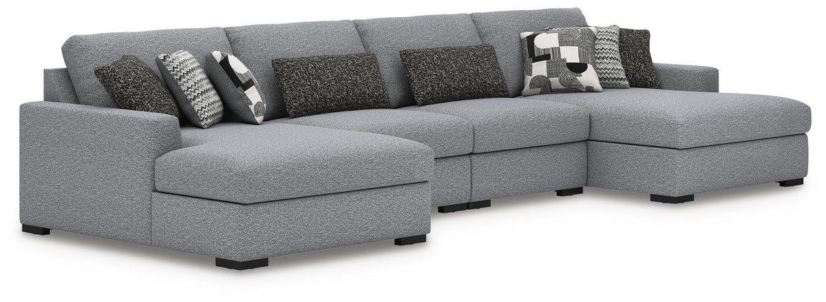 Bealton 4-Piece Sectional with Double Chaise (61305-SI) - Image 3