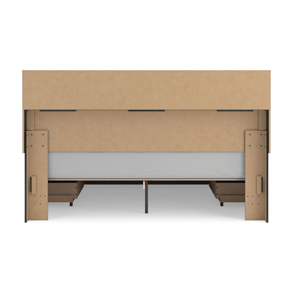 Stabotta King Bookcase Bed with Storage (PCB1755-SI) - Image 7