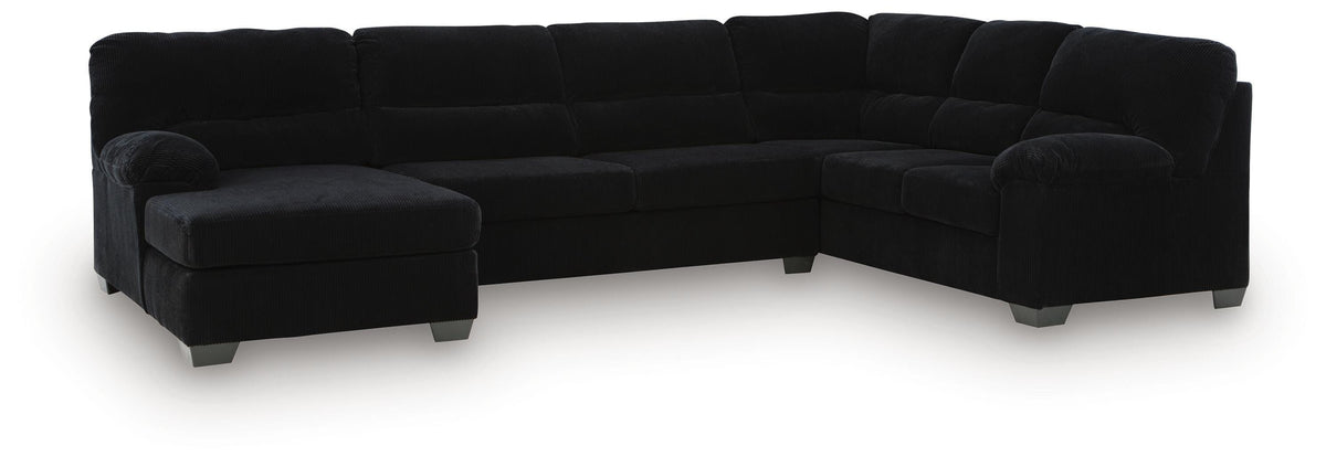 SimpleJoy 3-Piece Sectional with Chaise (24204-SI)