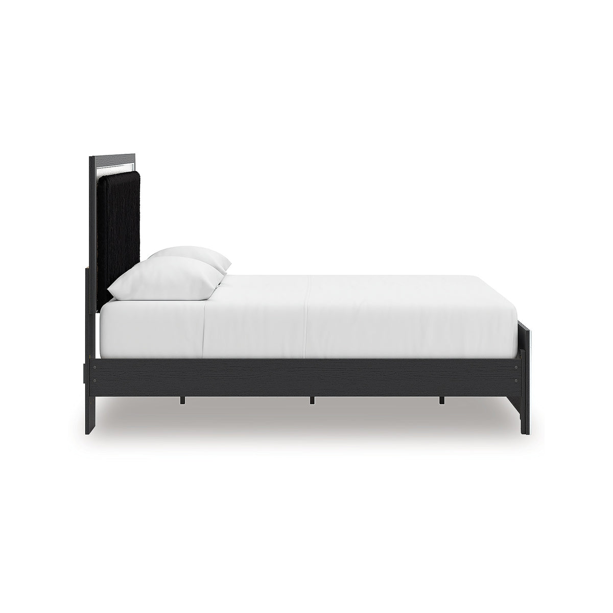 Zuraleus Queen Upholstered Panel Platform Bed, Dresser and Mirror (PCB3380-SI) - Image 11