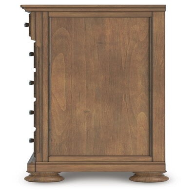 Feddinger King Panel Bed, Dresser, Mirror, Chest and 2 Nightstands (PCB779-SI) - Image 14