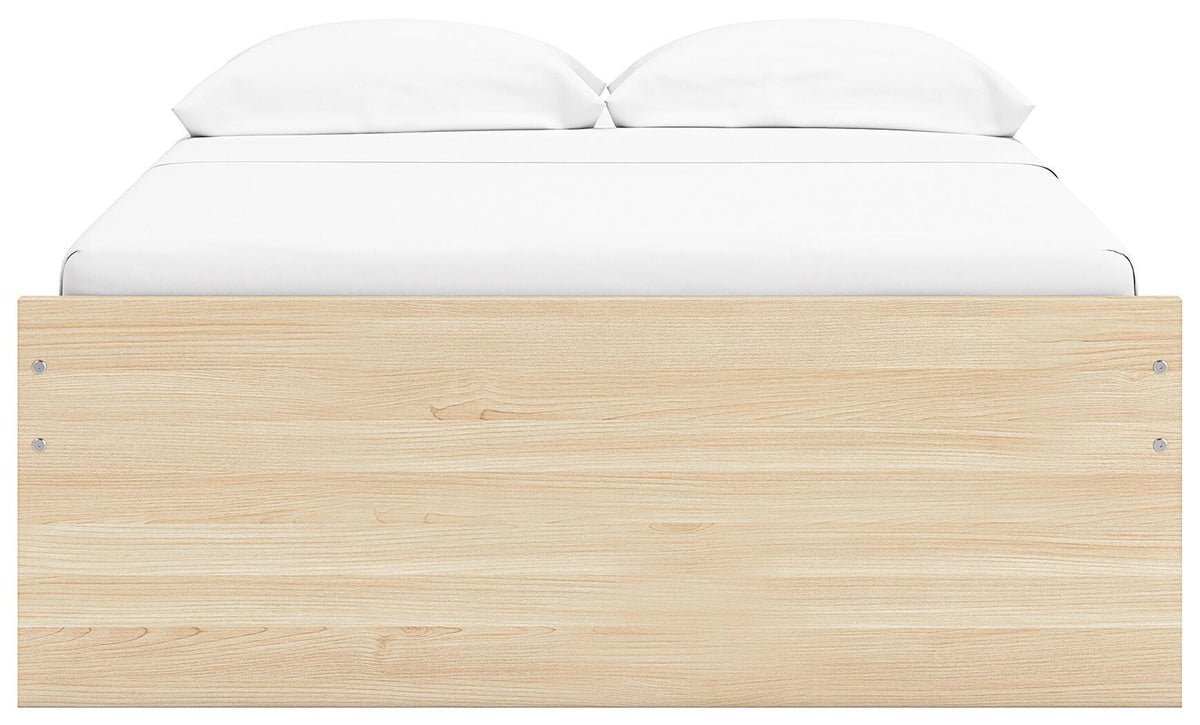 Onita Platform Bed with 1 Side Storage (Youth) - Natural  (EB9632-SI) - Image 4