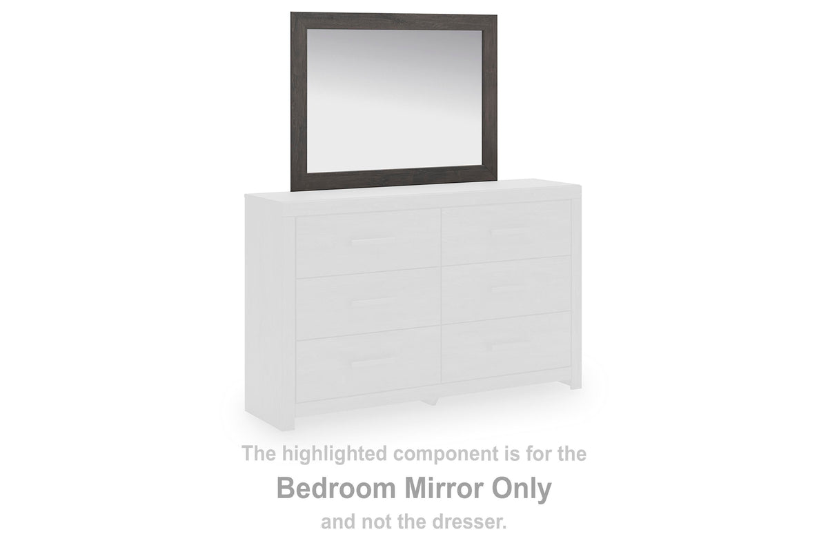 Prendonea Bedroom Mirror - Charcoal  (B3789-SI)