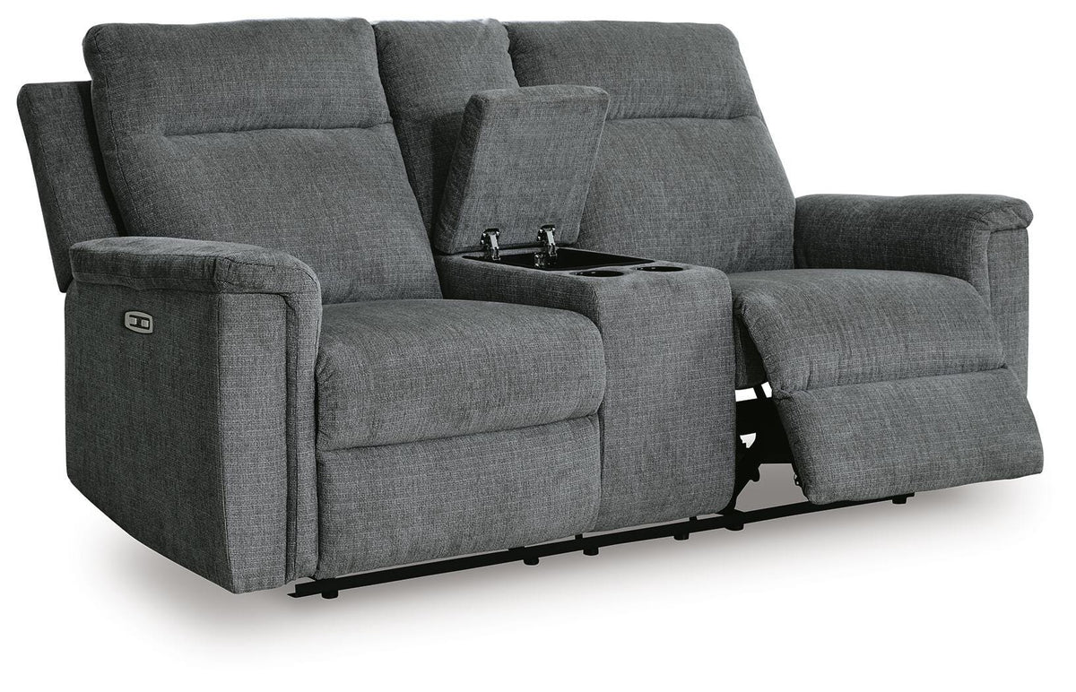 Barnsana Power Reclining Sofa, Loveseat and Recliner (33202-SI) - Image 9