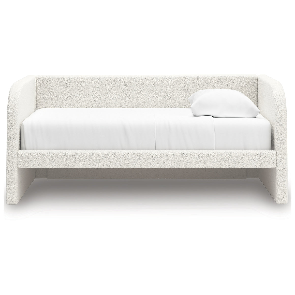 Arloster Twin Upholstered Day Bed, Dresser and Mirror (PCB1566-SI) - Image 2