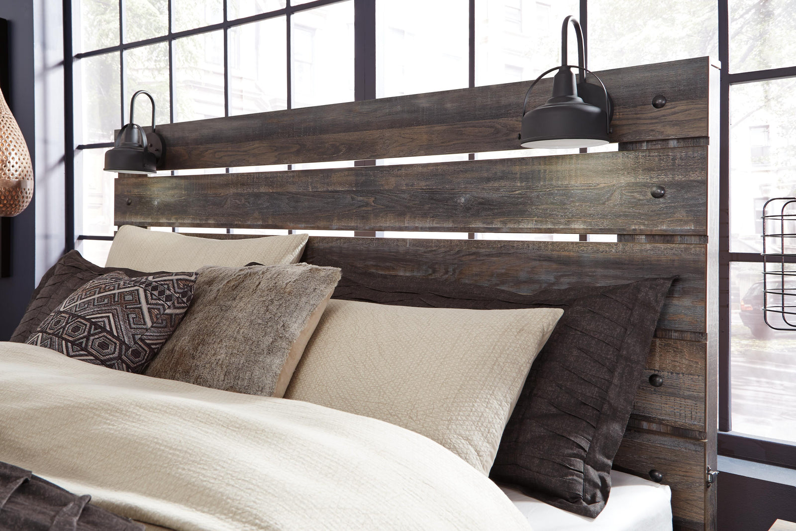 Drystan Panel Headboard - Multi  (B211-SI) - Image 14