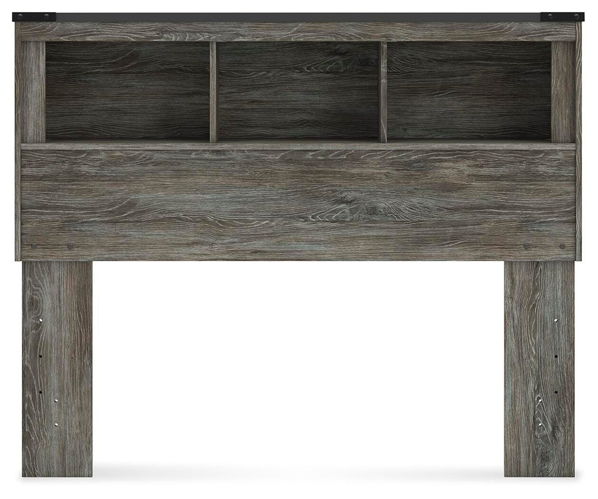 Frandern Bookcase Headboard (Youth) - Gray  (B4480-SI) - Image 2