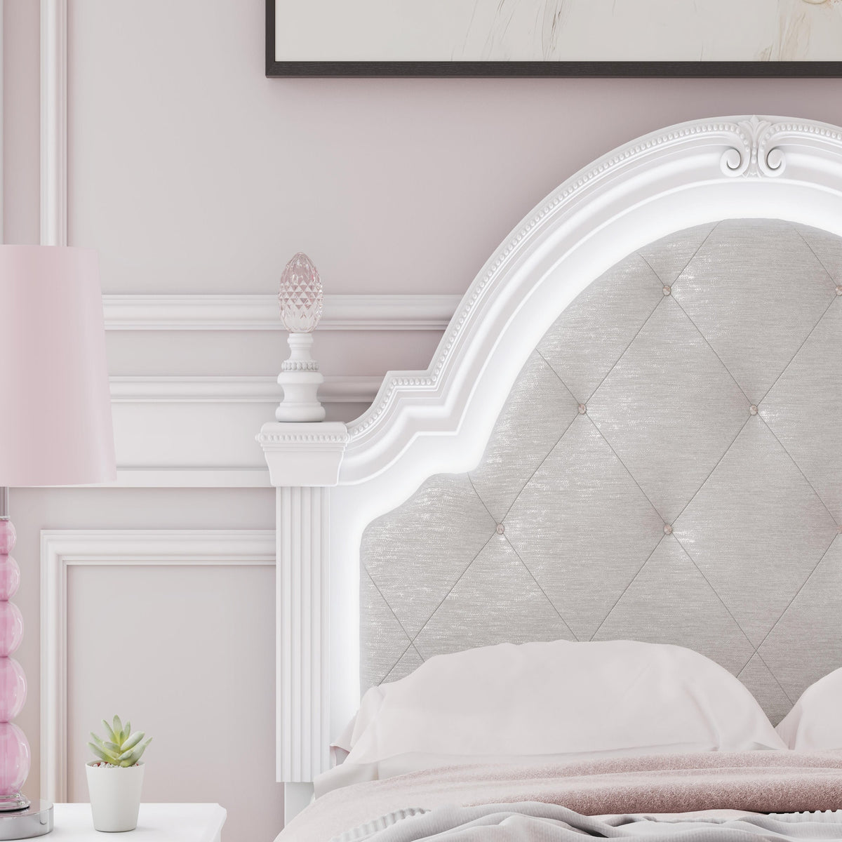 Kozlani Full Upholstered Panel Bed (PCB1819-SI) - Image 10
