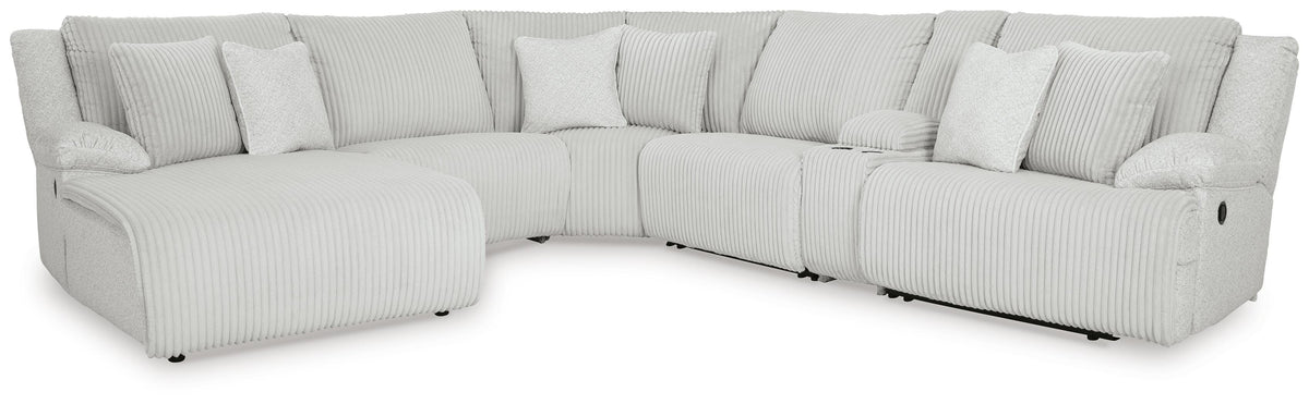 Top Tier 6-Piece Reclining Sectional with Chaise (92706-SI)