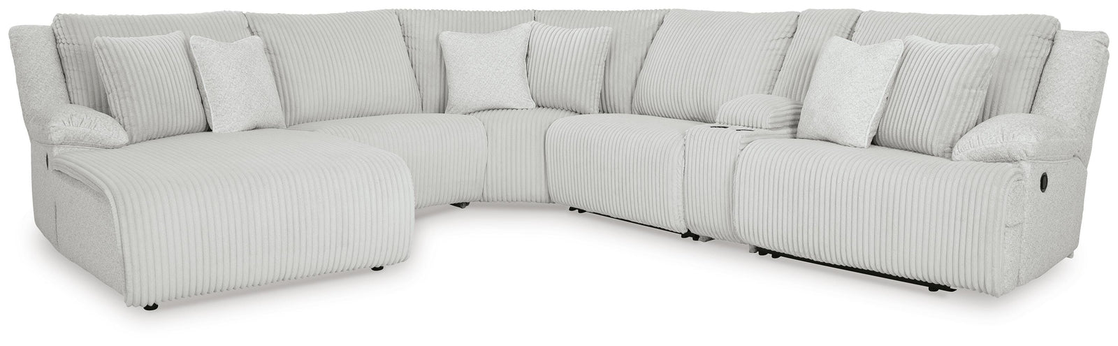 Top Tier 6-Piece Reclining Sectional with Chaise (92706-SI)