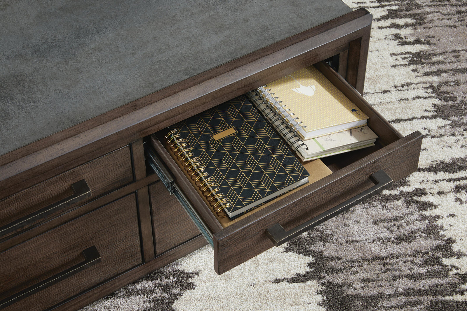 Kallenny Coffee Table - Brown/Gray  (T669-SI) - Image 10