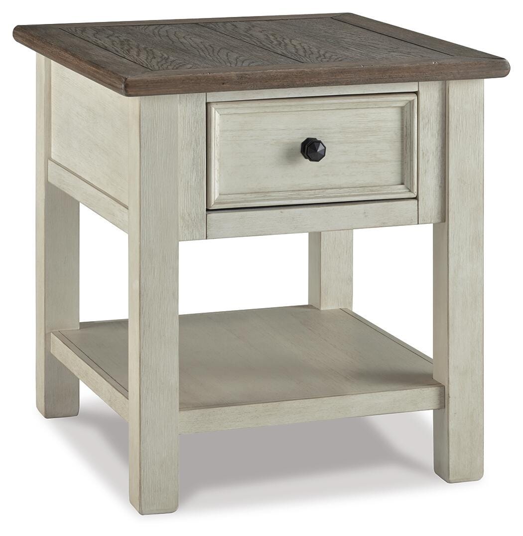 Bolanburg End Table - Two-tone  (T637-SI)