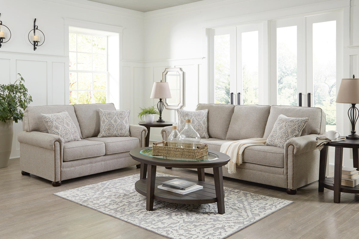 Gaelon Sofa and Loveseat (37307-SI) - Image 3