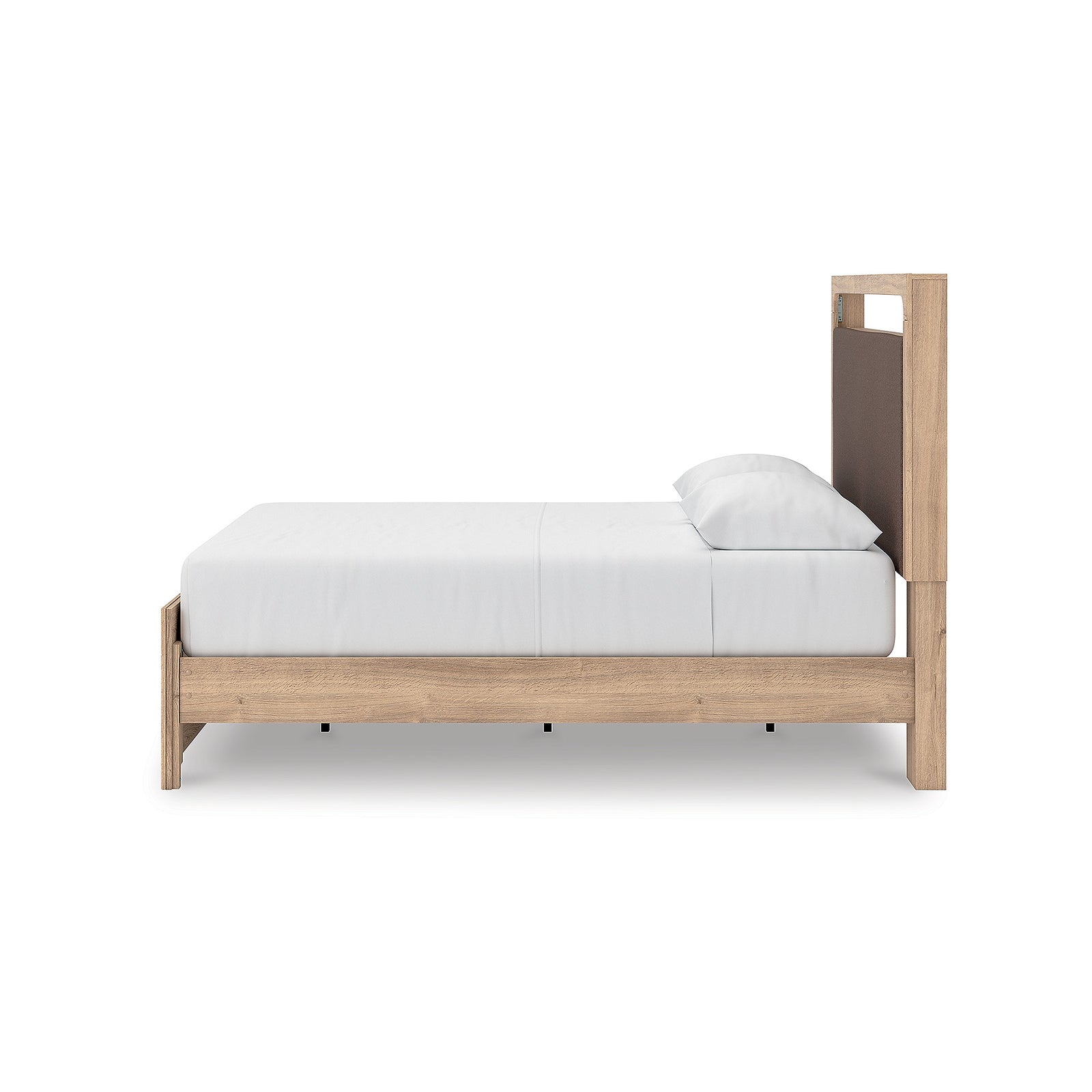 Kinlanni Queen Upholstered Panel Bed, Dresser and Mirror (PCB1360-SI) - Image 13