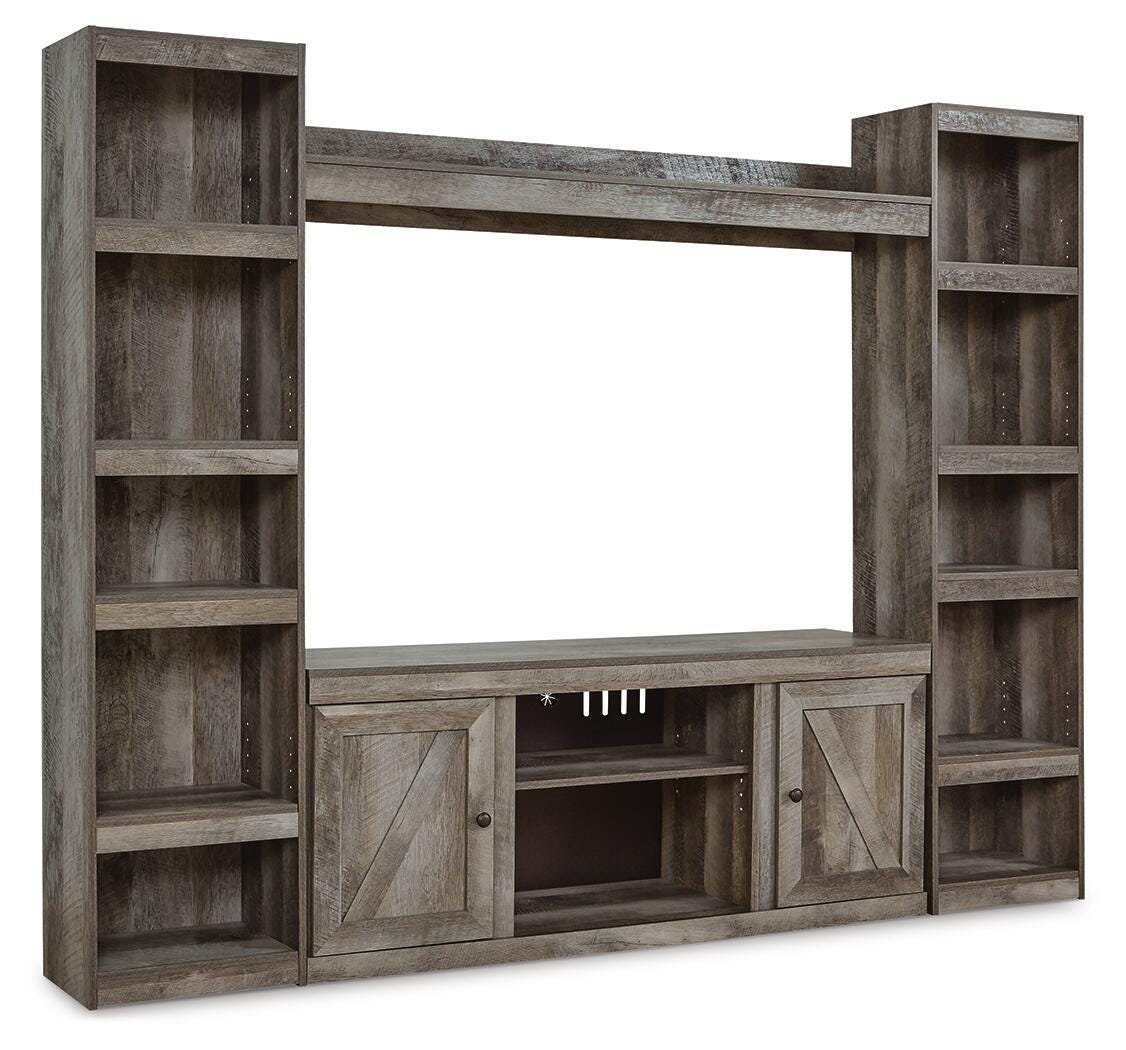 Wynnlow 4-Piece Entertainment Center (EW0440-SI)
